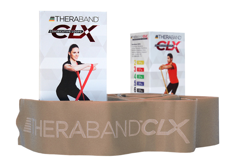 Thera-Band® CLX 11 Loops, silber/ super stark